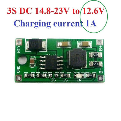 DD23CRTA 1S 2S 3S Li-Ion Lipo 4.2V 8.4V 12.6V Charger for 3.7V 7.4V 11.1V Battery 18650