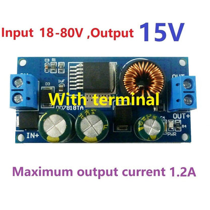 DD7818TA 2.1A HV DC-DC Converter Buck Module EBike 8-80V 48V 64V to 3.3V 5V 6V 9V 12V 15V