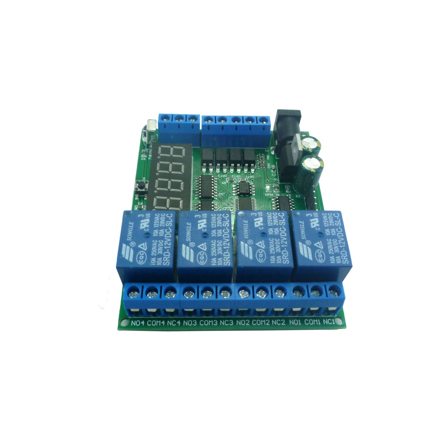 N722A04 Nuvoton N76E003 MCU Development Board MS51FB9AE Digital Tube LED IR Optocoupler