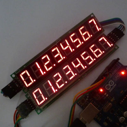 TB352 0.56" 2x8-Digit Cascade LED Digital Tube 7 Segment for Arduno MEGA2560 NANO