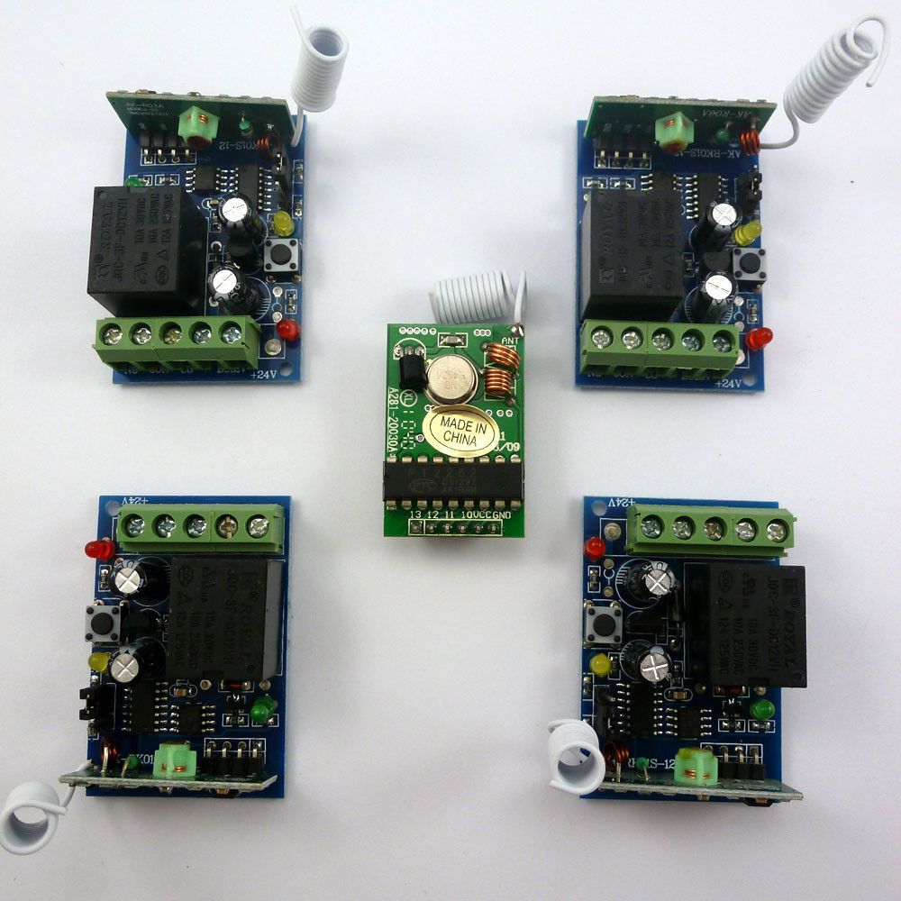forArduno MCU 4 Channel Transmitter Module Control 4 PCS 1 CH Relay Receiver Kit