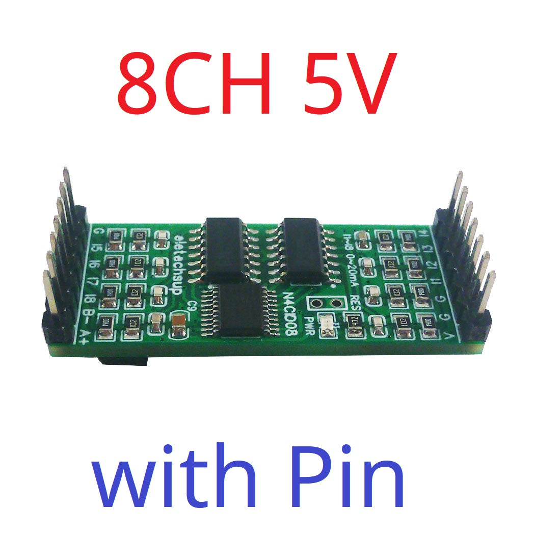 N4CID08 N4CIE16 N4CIF24 DC5V8-24AI Current Voltage Analog Collector RS485 Industrial Measurement Sensing