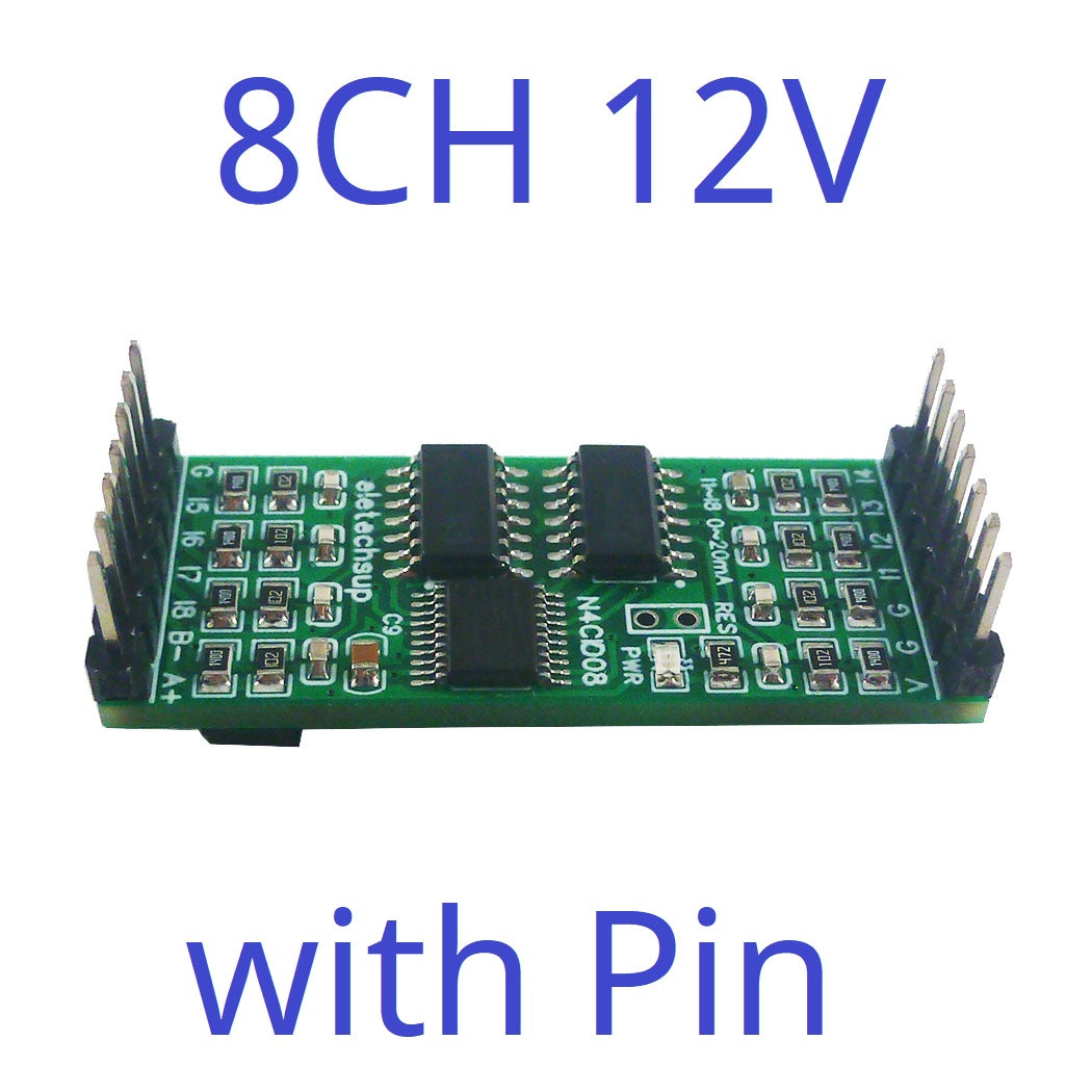 N4CID08 N4CIE16 N4CIF24 DC5V8-24AI Current Voltage Analog Collector RS485 Industrial Measurement Sensing