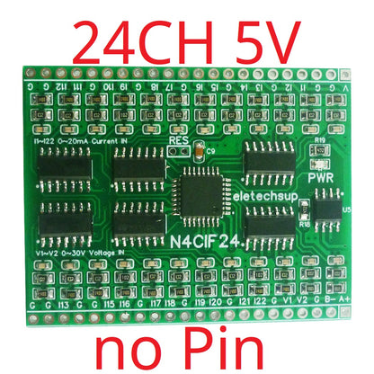 N4CID08 N4CIE16 N4CIF24 DC5V8-24AI Current Voltage Analog Collector RS485 Industrial Measurement Sensing