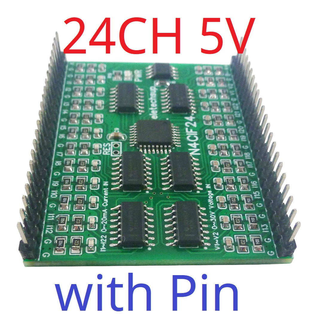 N4CID08 N4CIE16 N4CIF24 DC5V8-24AI Current Voltage Analog Collector RS485 Industrial Measurement Sensing
