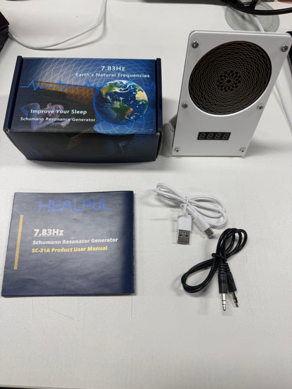 SMDTD16 Desktop Vertical Schumann Resonance Generator Adjustable 7.83 O.O1hz-9999hz Grounding Frequency Earth Frequency