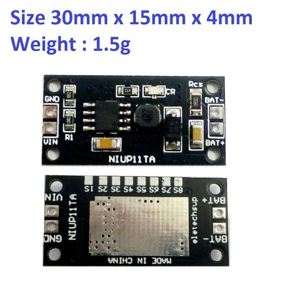 NIUP11TA 1-8s 1.2V-9.6V NiMH NiCd Rechargeable Battery Charger Charging Module Board Input DC 5V