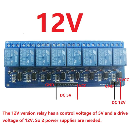 IR13C08 8CH DC 5V 12V Multi-function IR infrared remote control module Delay Self-locking VS1838 Receiver decoder for Relay Switch Board