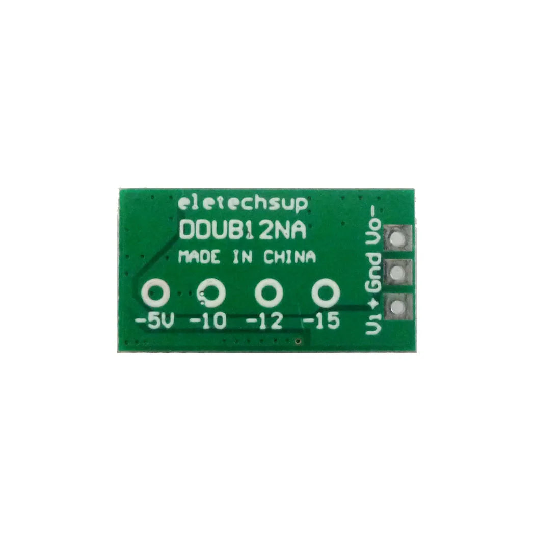 DDUB12NA mini 3W 5V 6V 9V 12V 15V 24V to -5V -10V -12V-15V  Positive to Negative Voltage DC DC Boost-Buck Converter Board for ADC LCD OP