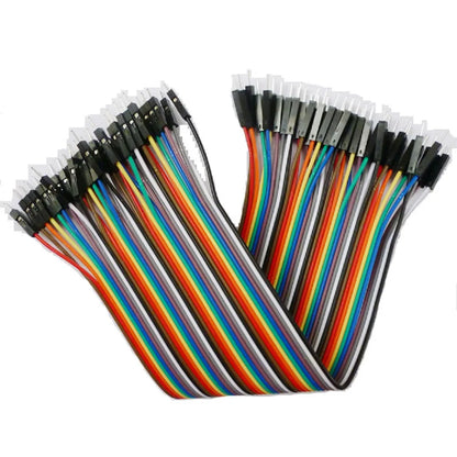 TB028 40 Roots 1 Row Colourful Wire Jumper Wire 2.54mm 1P-1P Compatible-Dupont Cable for Arduiuo  MEGA PRO MINI FPGA CPLD