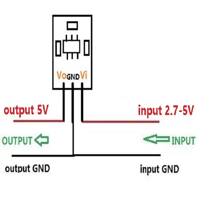 DD0505MC 3V 3.3V 3.7V to 5V Charge Pump DC DC Converter Boost Step Up Power Module for LED MCU 18650