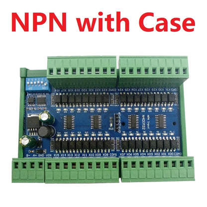 N4DIH32 N4DIM32 DC 12V 24V 32CH Optically Isolated Input PNP NPN Switch Digital Collector RS485 Modbus RTU Module
