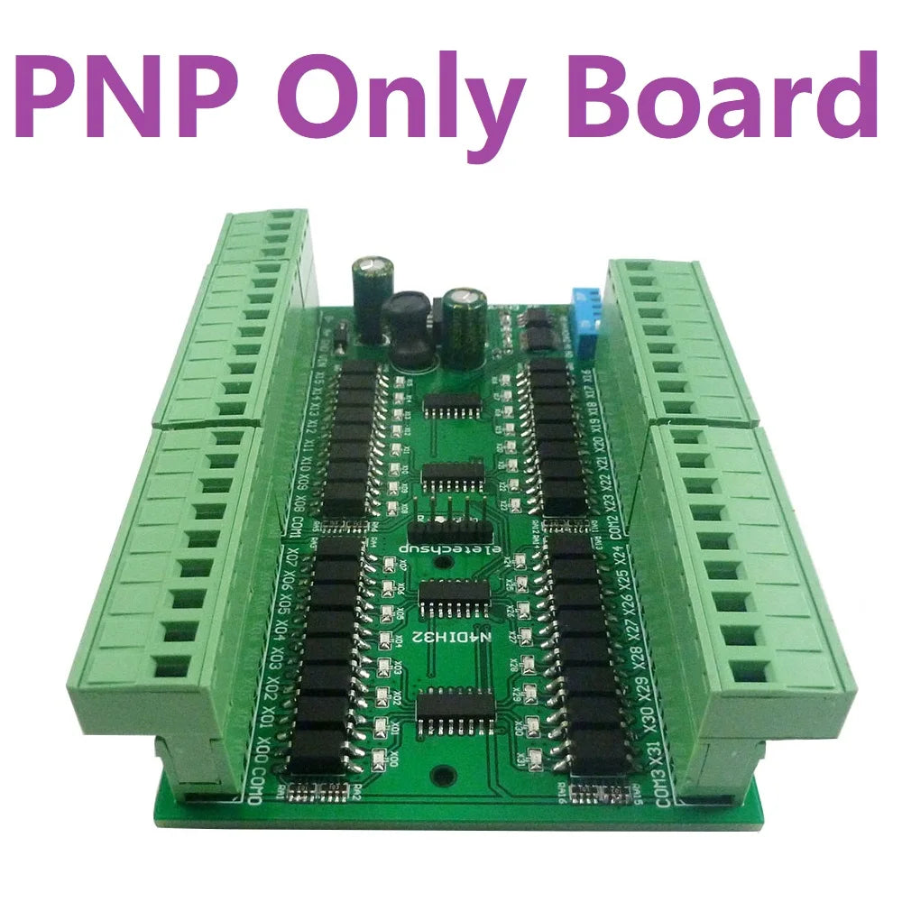 N4DIH32 N4DIM32 DC 12V 24V 32CH Optically Isolated Input PNP NPN Switch Digital Collector RS485 Modbus RTU Module
