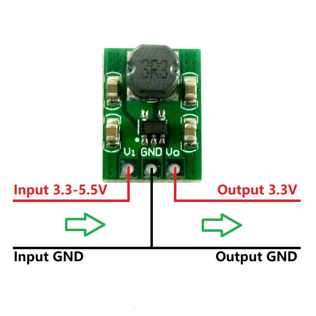 ND0533MA 3x 2A 3.7V 4.2V 4.5V 5V to 3.3V DC DC Buck Step Down Converter Module for Arduiuo  MEGA2560 Breadboard ESP8266 ESP-12 NodeMcu