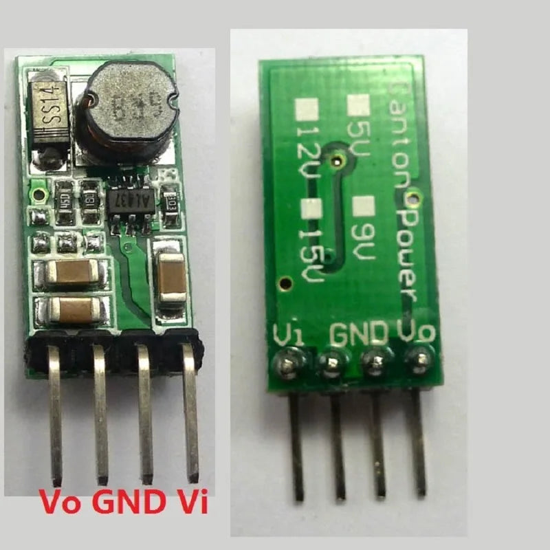 2pcs dc dc converter step up boost module 5v to 12v for Arduiuo Breadboard Relay LED 315M 433M Wireless remote control