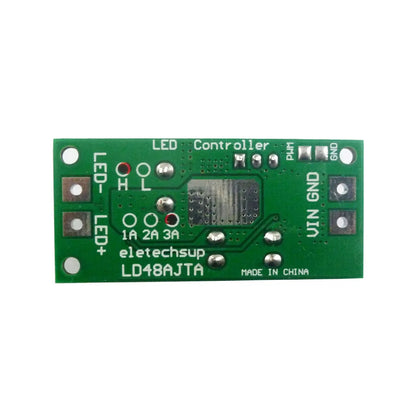 LD48AJTA 72W 1-3A DC 6V 9V 12V 24V 36V 48V Adjustable Constant Current LED Driver Module MCU IO PWM Controller Board