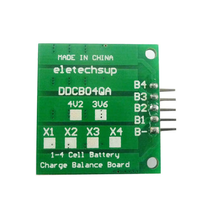 DDCB04QA 1-4 cell 3.7V Li-ion Polymer 3.2V LiFePO4 lithium Battery packs Charge Balance BMS Charger protection board for 18650 14500