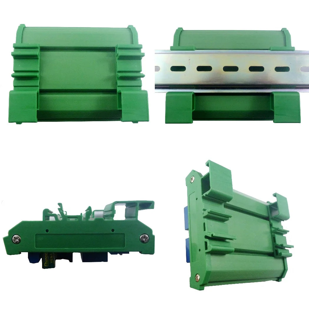 R4D3B16 16-Channel 12V 10A DIN Rail Box PLC Expansion Board RS485 Modbus RTU Relay Module