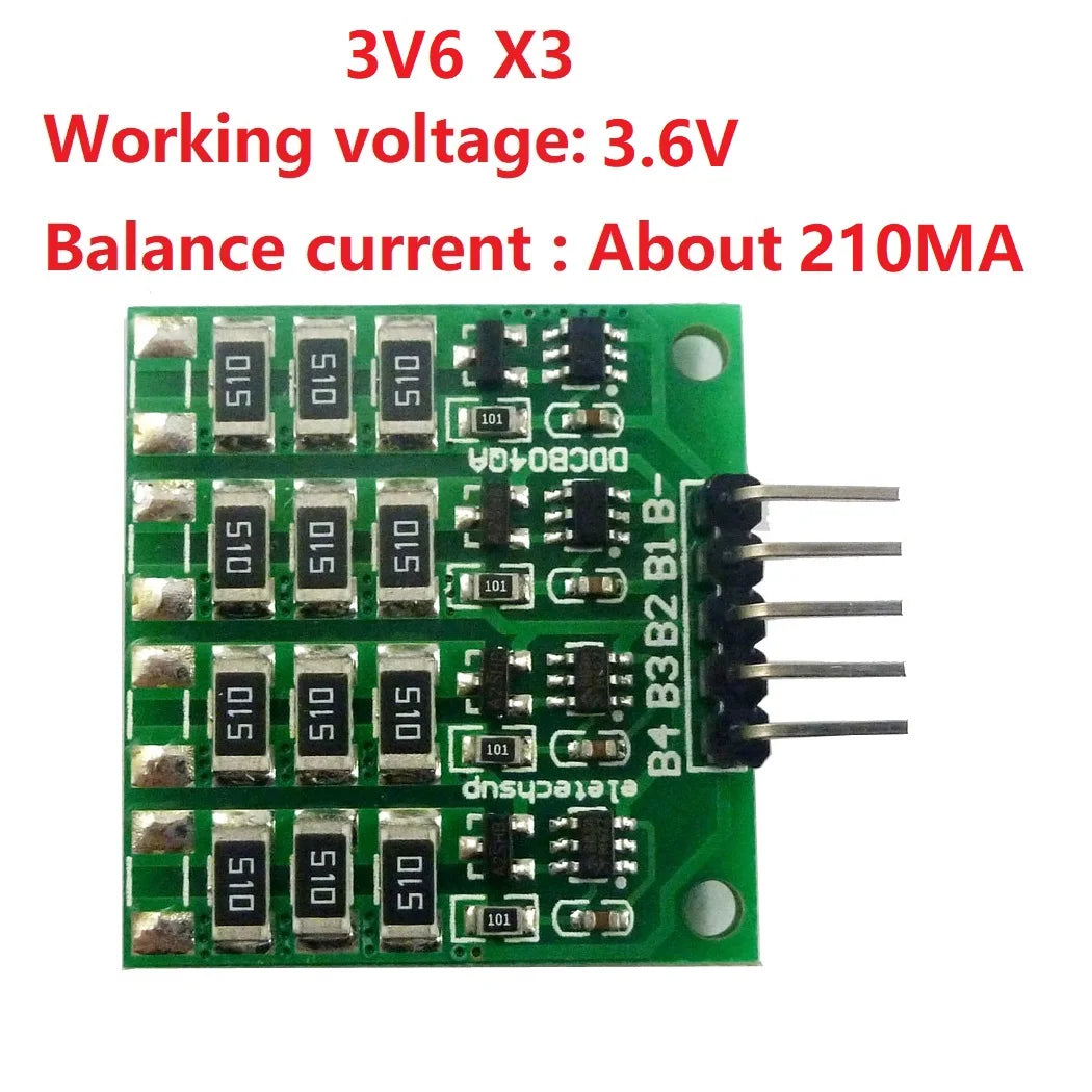 DDCB04QA 1-4 cell 3.7V Li-ion Polymer 3.2V LiFePO4 lithium Battery packs Charge Balance BMS Charger protection board for 18650 14500