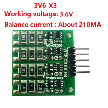 DDCB04QA 1-4 cell 3.7V Li-ion Polymer 3.2V LiFePO4 lithium Battery packs Charge Balance BMS Charger protection board for 18650 14500