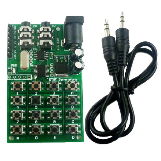 AE11A04 DTMF Generator Encoder Transmitter Module Dialing keyboard MCU control for PC Interphone Mobile audio Smart home