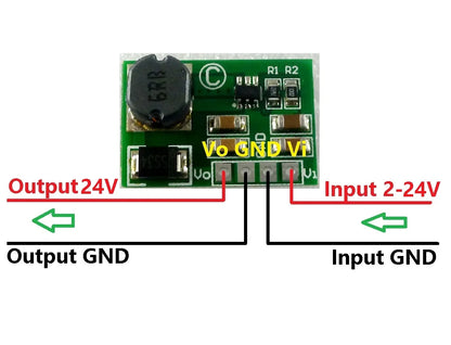 DD2424SA 10-20W DC-DC Boost Step up Converter Regulator Power Module 5v 6v 9v 12v 15 24V DC board MCU Development boa