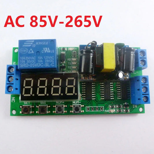 IO23B01 AC 110V 220V Multifunction Self-lock Relay PLC Cycle Timer Module Delay Time Switch