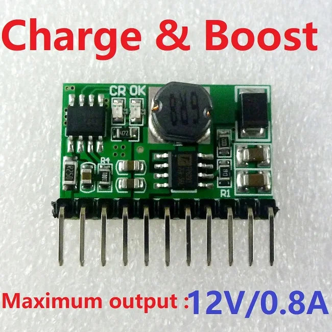 DD04CVSA  10W 3.7V 4.2V Charger & 5V 6V 9V 12V Discharger Board DC DC Converter Boost Step-up Module UPS diy Li-lon LiPo lithium battery