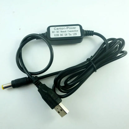CE036 DC 5V TO 12V USB to DC 5.5*2.1mm Cable DC-DC Boost Conerter Step-up Voltage Power Supply Module for Wifi Router mobile power