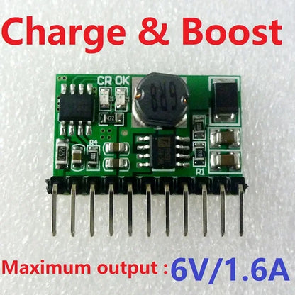 DD04CVSA  10W 3.7V 4.2V Charger & 5V 6V 9V 12V Discharger Board DC DC Converter Boost Step-up Module UPS diy Li-lon LiPo lithium battery