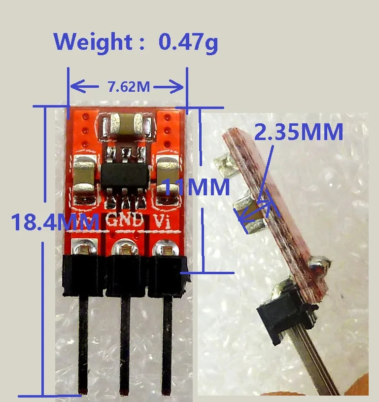 DD0505MC 3V 3.3V 3.7V to 5V Charge Pump DC DC Converter Boost Step Up Power Module for LED MCU 18650
