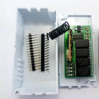 CE031 Super Mini DC 5V 9V 12V 433.92M 4CH RF Wireless remote control Relay Switch for PT2262 EV1527 Fixed Learning code