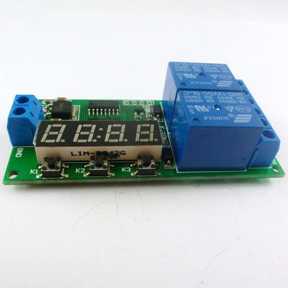 KC22B02 DC 5V 2 Channel 9 function Delay Timer Relay Module Controller Motor Reverse Cycle Loop Timers Interlock Latch Switch Board LED