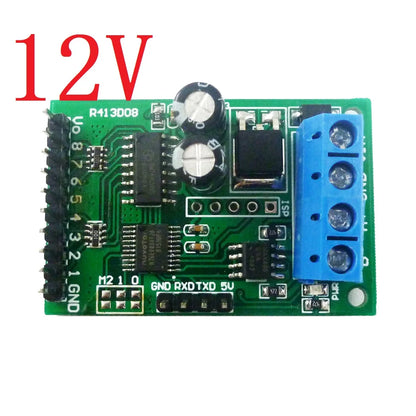 R413D08 8CH DC 5V 12V 24V RS485 RS232 (TTL) Modbus RTU Control Module UART for Relay Switch Board PLC