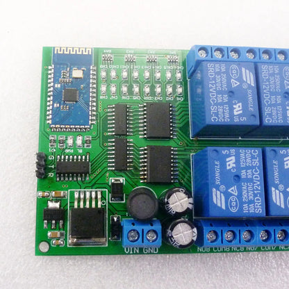 BT22A16 DC 12V 16 Ch Android Phone Bluetooth-compatible Control Relay Module 2.4G Wireless Controller for Smart Home LED Lighting system