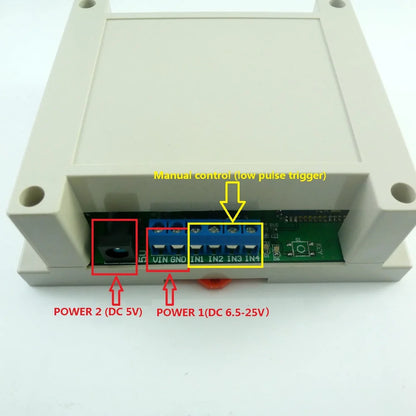 CE038 DC 5V 12V 24V 4CH Bluetooth-compatible Relay 2.4G RF Wireless Remote control Switch for Apple IOS Android Mobile