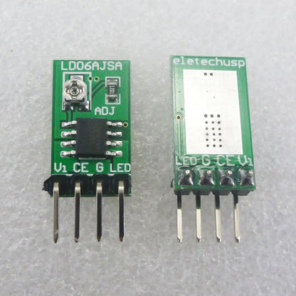 LD06AJSA 30-1500MA Adjustable Constant Current LED Driver DC 3.3V 3.7V 4.2V 5V PWM Control Board Buck Power module