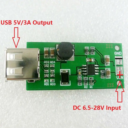 DD2805UA 3A high performance USB Charger 6.5-28V to 5V DC DC Converter Step Down Buck Module Board for IOS Android Mobile phone
