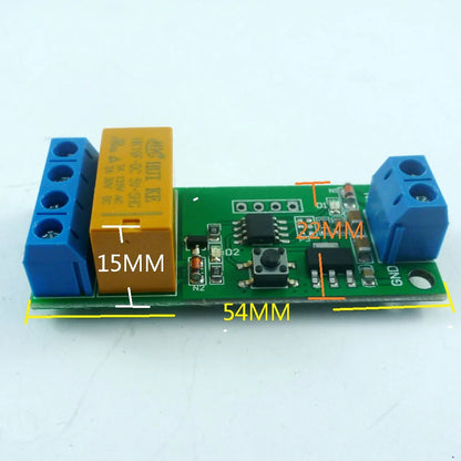 DC 5V 6V 9V 12V Motor Reversible Controller Time adjustable Delay Relay Switch 2A Drive current  5000s 0.1setp
