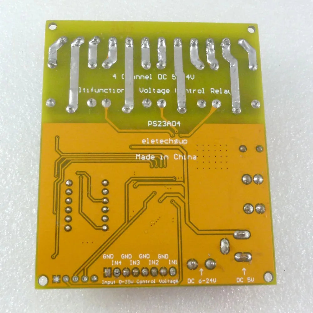 PS23A04 5V 12V 24V 4CH Multifunction Voltage Control Relay lithium Lead-acid Battery Charge and discharge protector