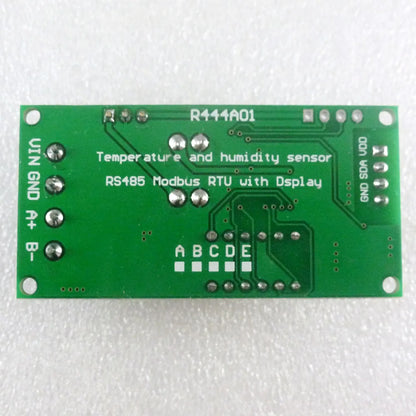 R444A01 DC 5V 12V 24V Digital display Modbus RTU RS485 Temperature humidity sensor Module AM2320 replace DHT11 DHT22 DS18B20 PT100