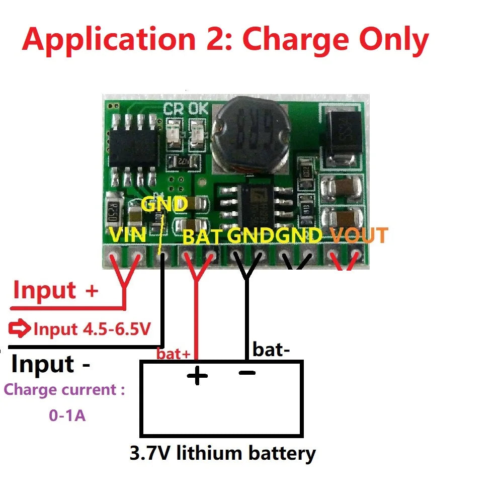 DD04CVSA  10W 3.7V 4.2V Charger & 5V 6V 9V 12V Discharger Board DC DC Converter Boost Step-up Module UPS diy Li-lon LiPo lithium battery