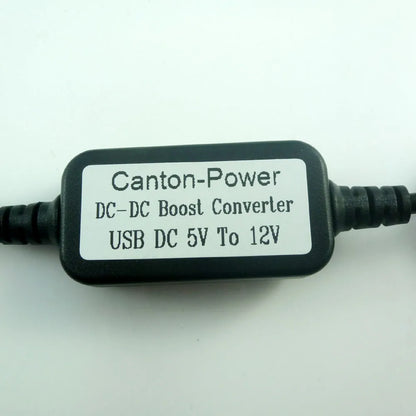 CE036 DC 5V TO 12V USB to DC 5.5*2.1mm Cable DC-DC Boost Conerter Step-up Voltage Power Supply Module for Wifi Router mobile power