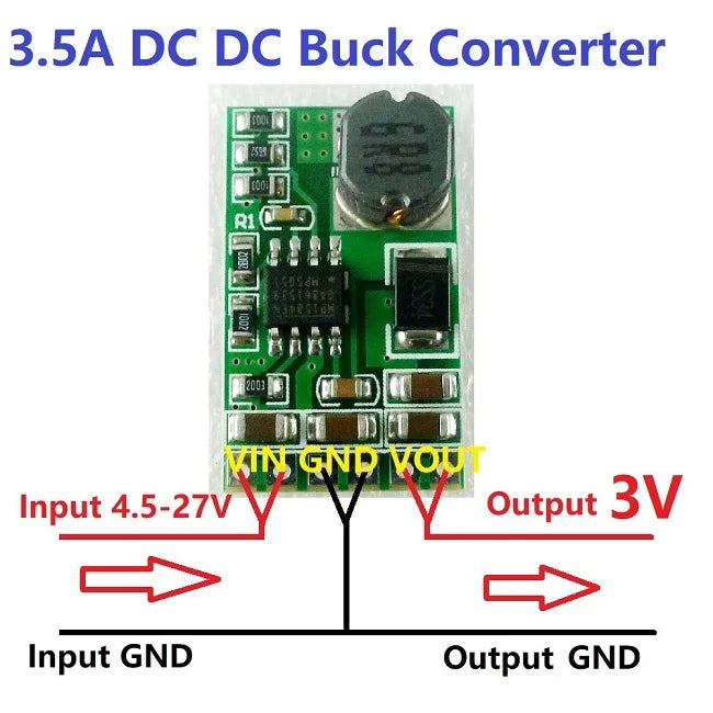 10x Mini 360 Buck Converter Modules – Step Down DC Power Supply – UK Seller, Fast Shipping