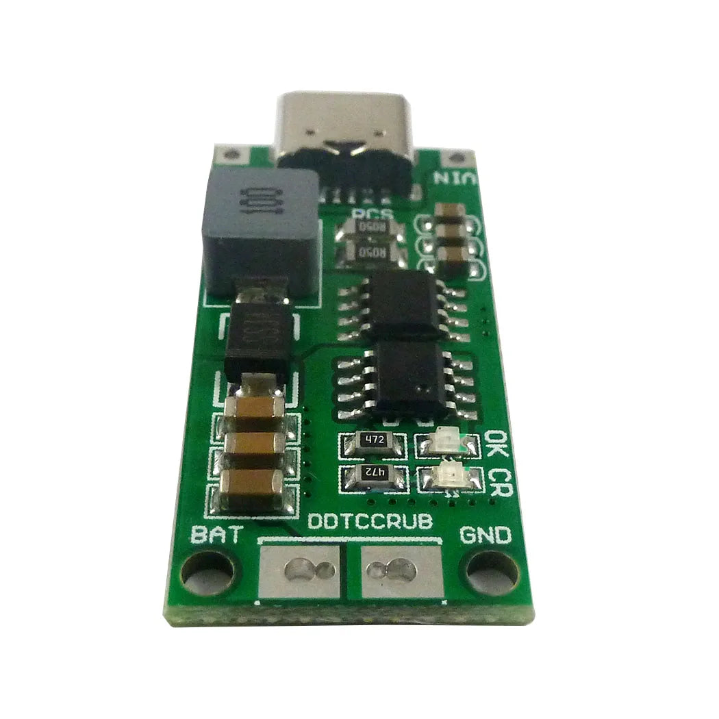 DDTCCRUB Multi-Cell 2S 3S 4S Type-C To 8.4V 12.6V 16.8V Step-Up Boost LiPo Polymer Li-Ion Charger 7.4V 11.1V 14.8V 18650 Lithium Battery