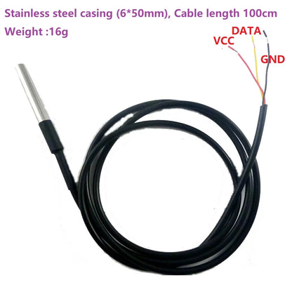 R46CA01 DS18B20 RS485 RS232 TTL Com UART Temperature Acquisition Sensor Modbus RTU for Arduiuo PC PLC MCU