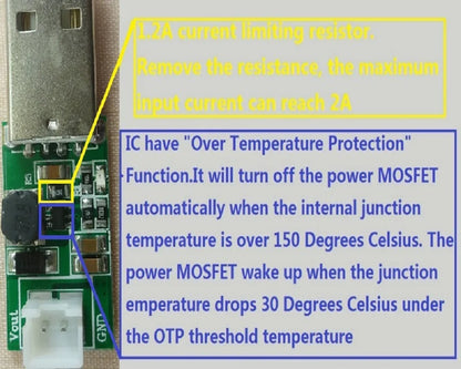 DC-DC Converter USB to xh2.54 2p Cable Step Up Boost Module DC 5V to 12V Power Supply Solar charger