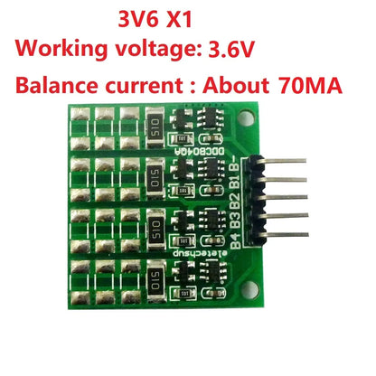 DDCB04QA 1-4 cell 3.7V Li-ion Polymer 3.2V LiFePO4 lithium Battery packs Charge Balance BMS Charger protection board for 18650 14500