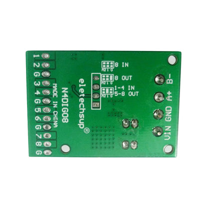 N4DIG08 8ch Input/Output UART RS485 Modbus RTU Controller PLC Expansion board for Arduiuo  MEGA NANO STM32 AVR PIC