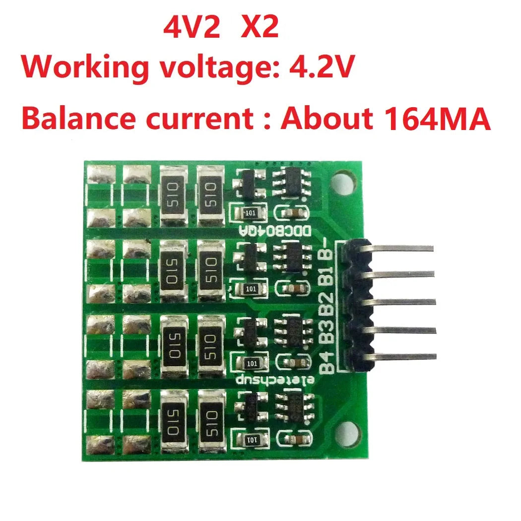 DDCB04QA 1-4 cell 3.7V Li-ion Polymer 3.2V LiFePO4 lithium Battery packs Charge Balance BMS Charger protection board for 18650 14500